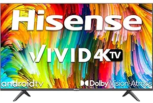 Hisense 108 cm (43 inches) 4K Ultra HD Smart Certified Android LED TV 43A6GE (Black)