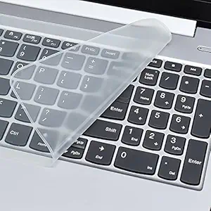 GIZGA essentials Universal Silicone Keyboard Protector Skin for 15.6-inches Laptop (5 x 6 x 3 inches)